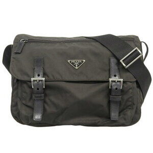 Prada Shoulder Bag Dark Khaki Green
